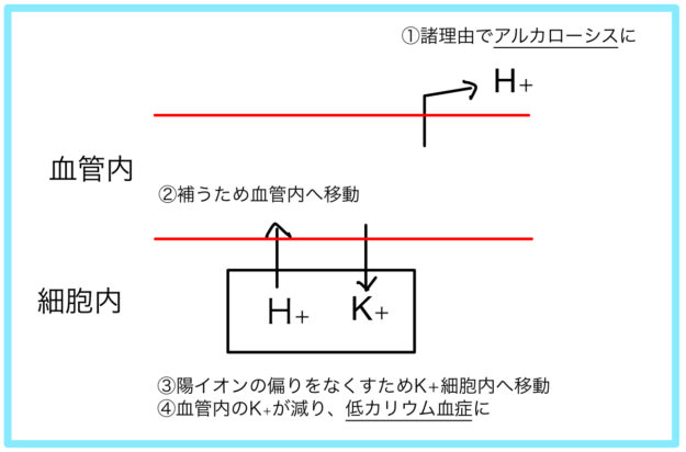 低カリウム血症による周期的麻痺治療